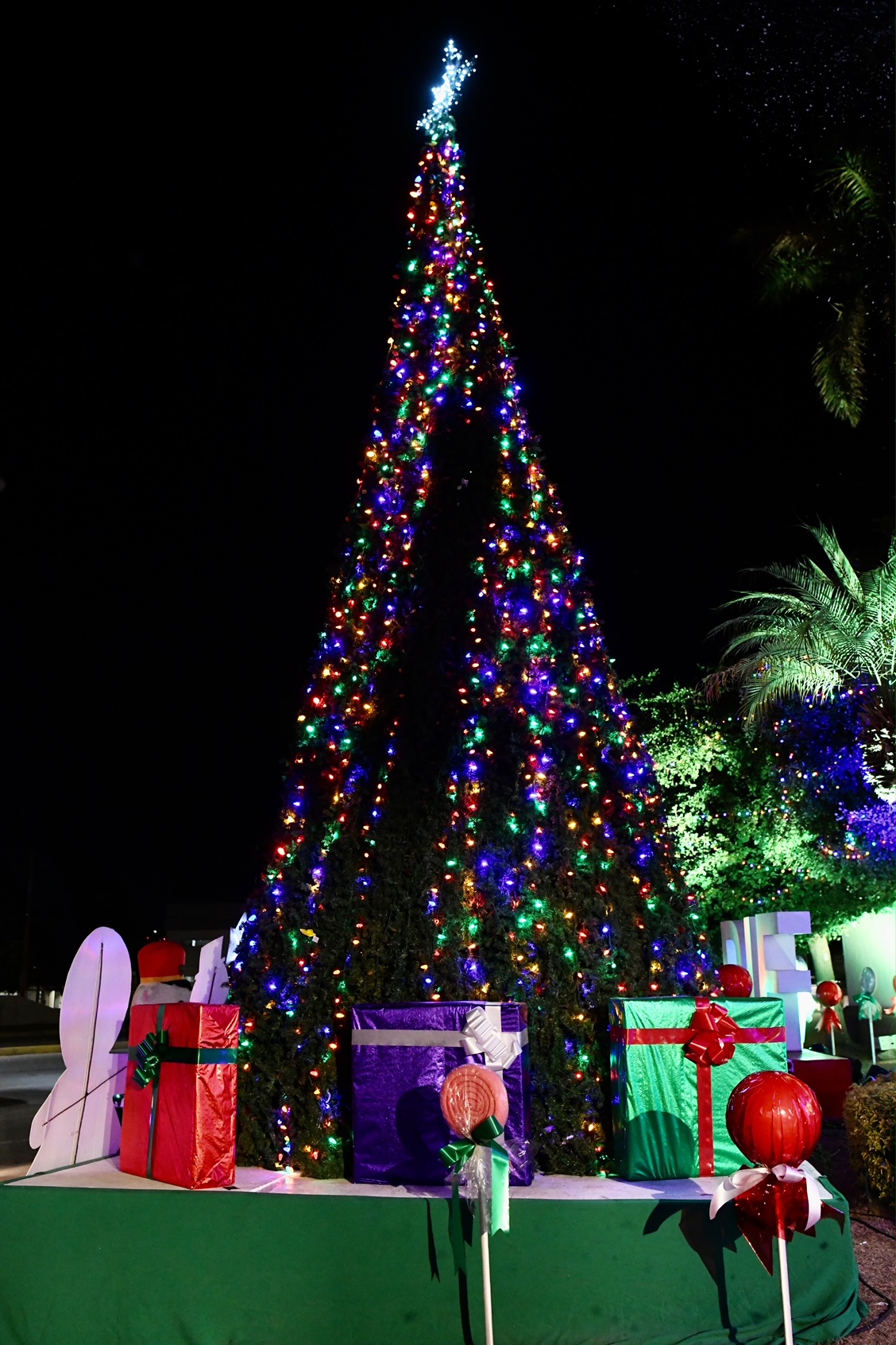 Enciende DIF Sonora árbol navideño para las familias sonorenses
