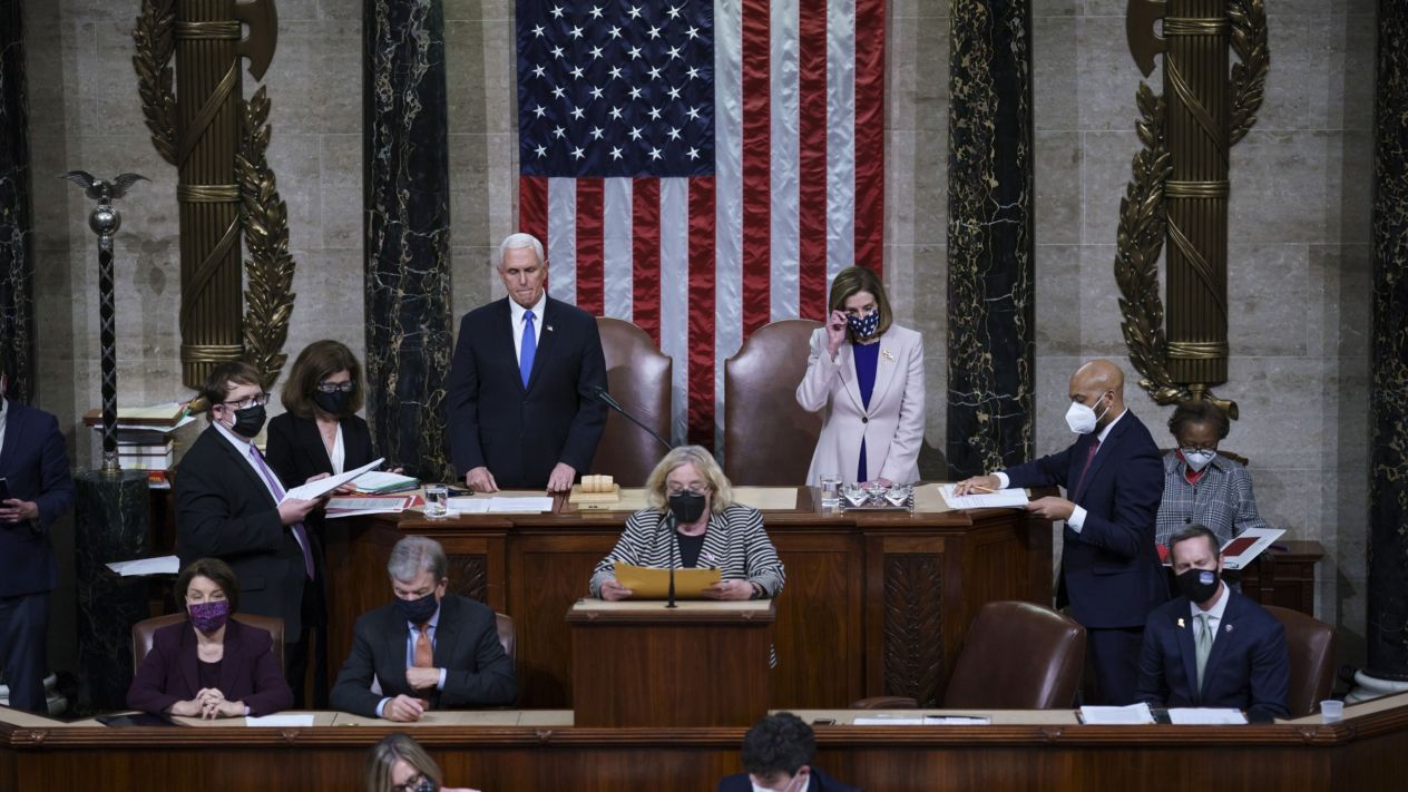 Congreso de EU ratifica triunfo de Joe Biden en elecciones presidenciales