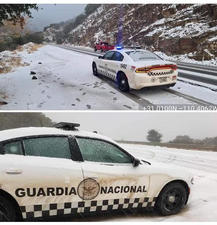 Protección Civil; alertan por nevadas al norte del estado y cierre de carreteras