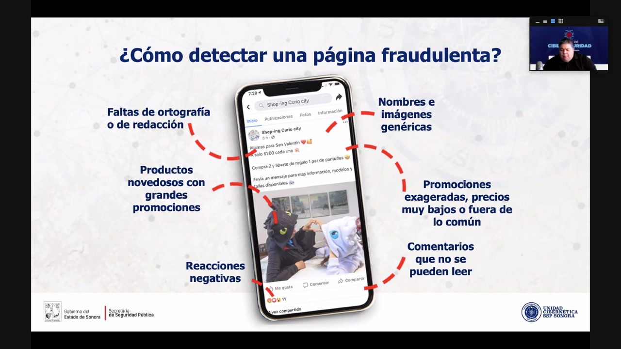 Llama Unidad Cibernética de SSP Sonora a prevenir fraudes al realizar trámites oficiales en línea
