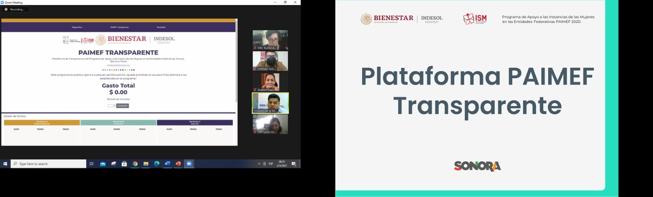 Presenta ISM Plataforma PAIMEF Transparente