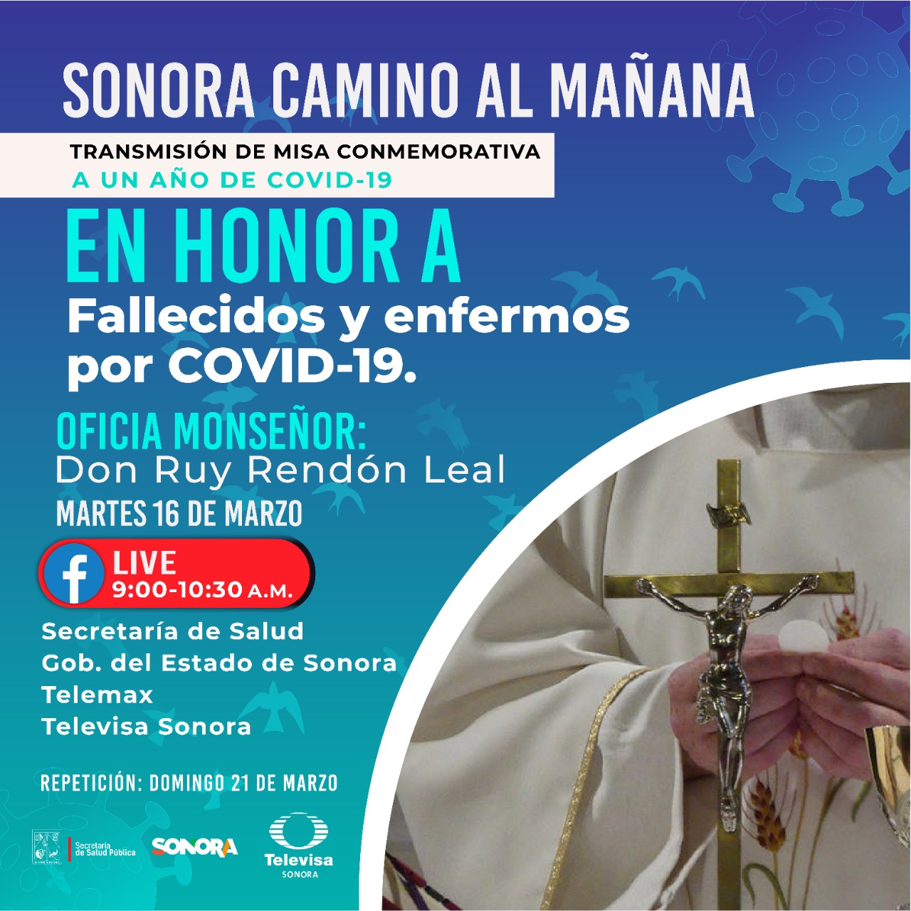 A un año de la llegada del COVID-19 a Sonora realizarán homenaje a víctimas, enfermos y trabajadores de la salud