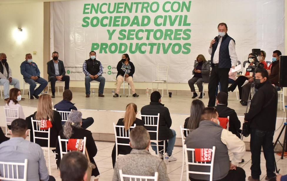 Propone el «Borrego» Gándara trabajo en equipo con sociedad de Nogales