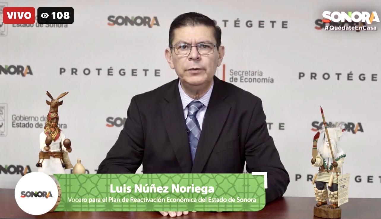Mantener protocolos sanitarios dará continuidad a la reactivación y desarrollo en Sonora: Luis Núñez