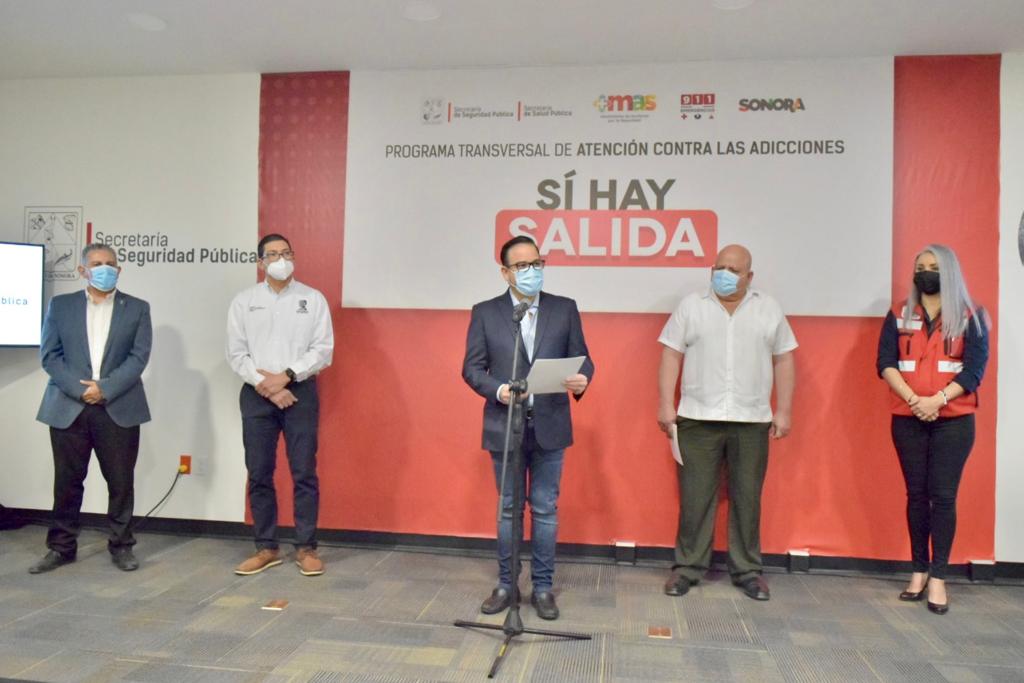 Impulsan SSP y Salud Sonora programa de prevención «SÍ HAY SALIDA» contra las adicciones