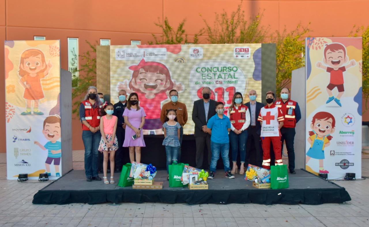 Presenta C5i Sonora ganadores del Primer Concurso Estatal de video infantil “9-1-1 Recuérdalo, úsalo, cuídalo”
