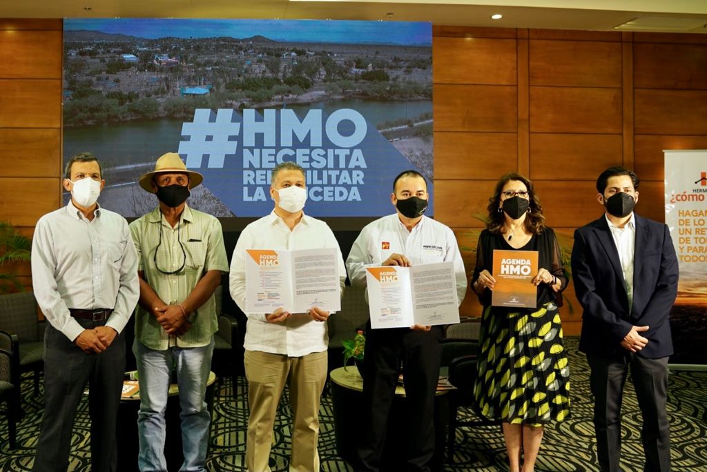 Firma compromiso Pepe Celaya con asociaciones civiles de Hermosillo