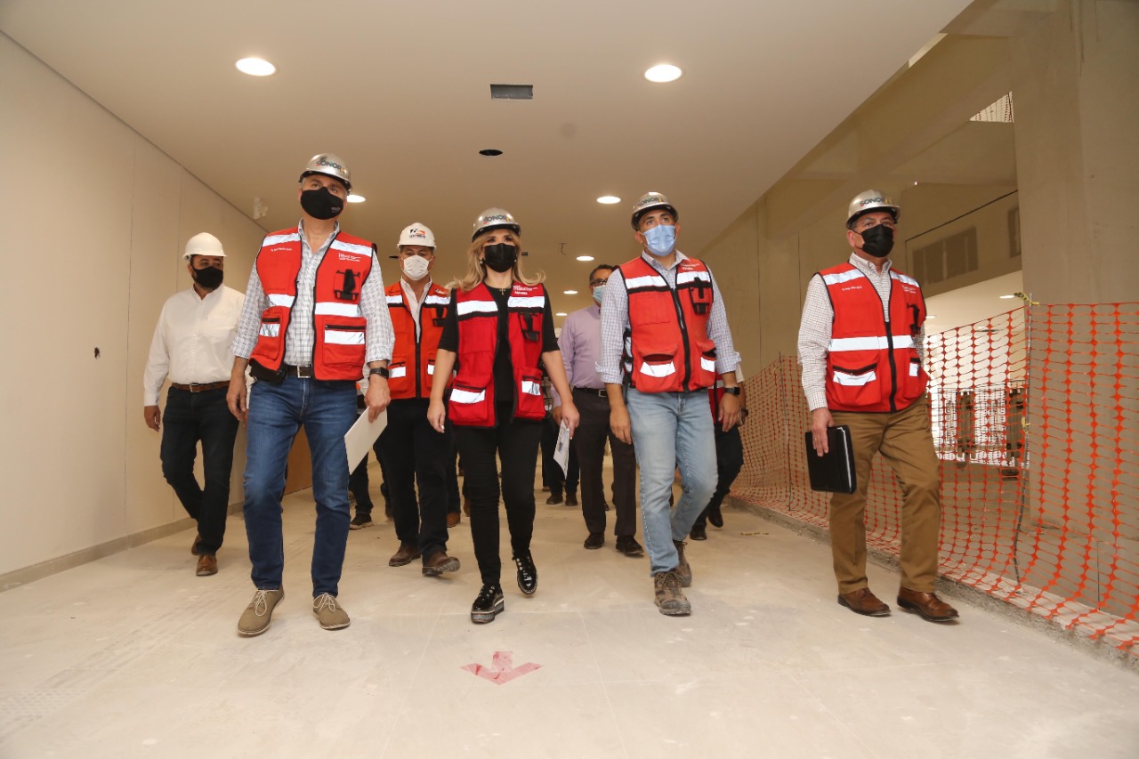 Constata Gobernadora avances del nuevo Hospital de Especialidades; debe quedar listo en julio