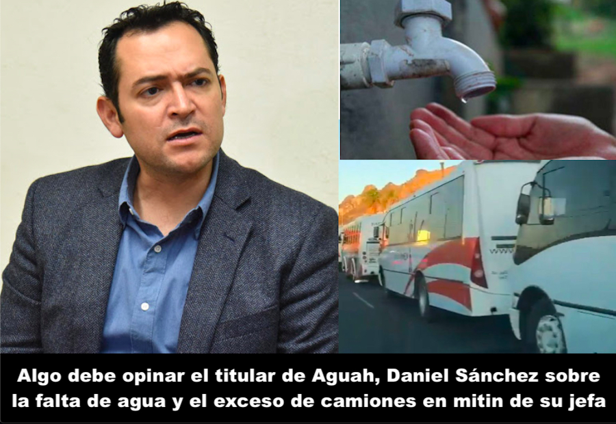 En campaña y falta agua