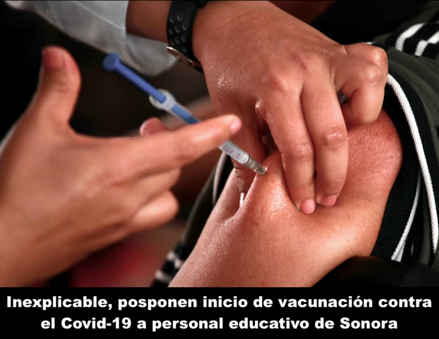 Posponen vacuna a docentes