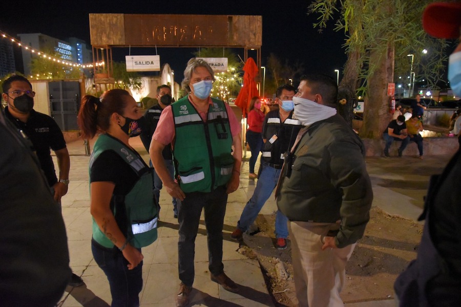 Recorre Brigadas de Vida comercios para verificar se cumplan protocolos sanitarios en Hermosillo