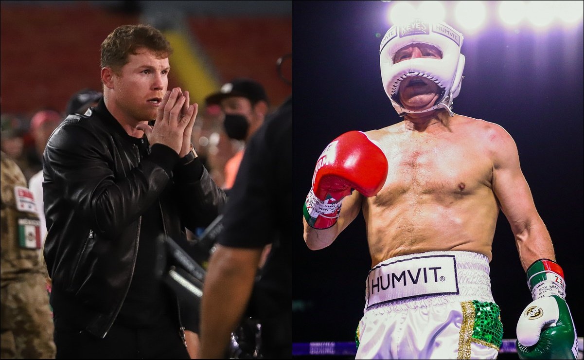 Julio César Chávez halaga al ‘Canelo’ Álvarez tras su pelea ante ‘Macho’ Camacho Jr