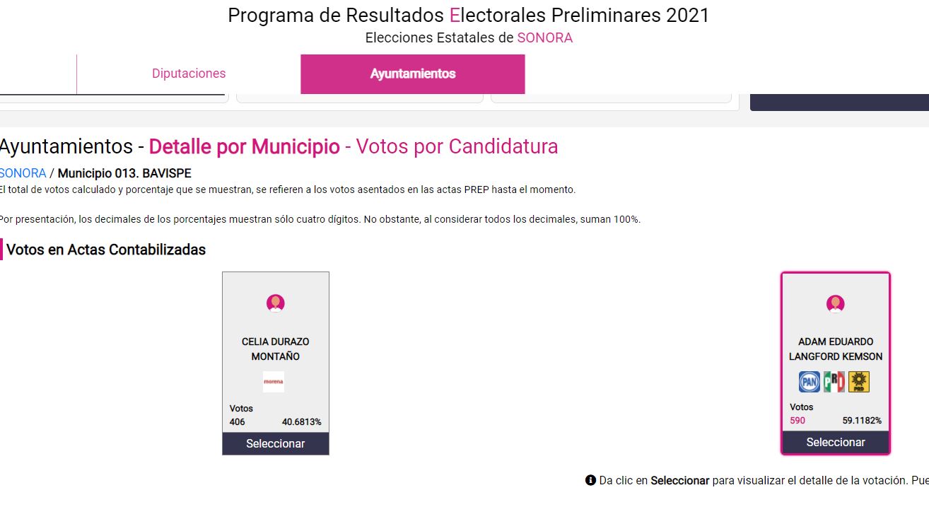 Los Langford se imponen a los Durazo en Bavispe en la contienda electoral
