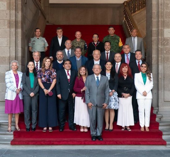 Alfonso Durazo se reúne con gobernadores y el presidente; acuerdan acciones en seguridad