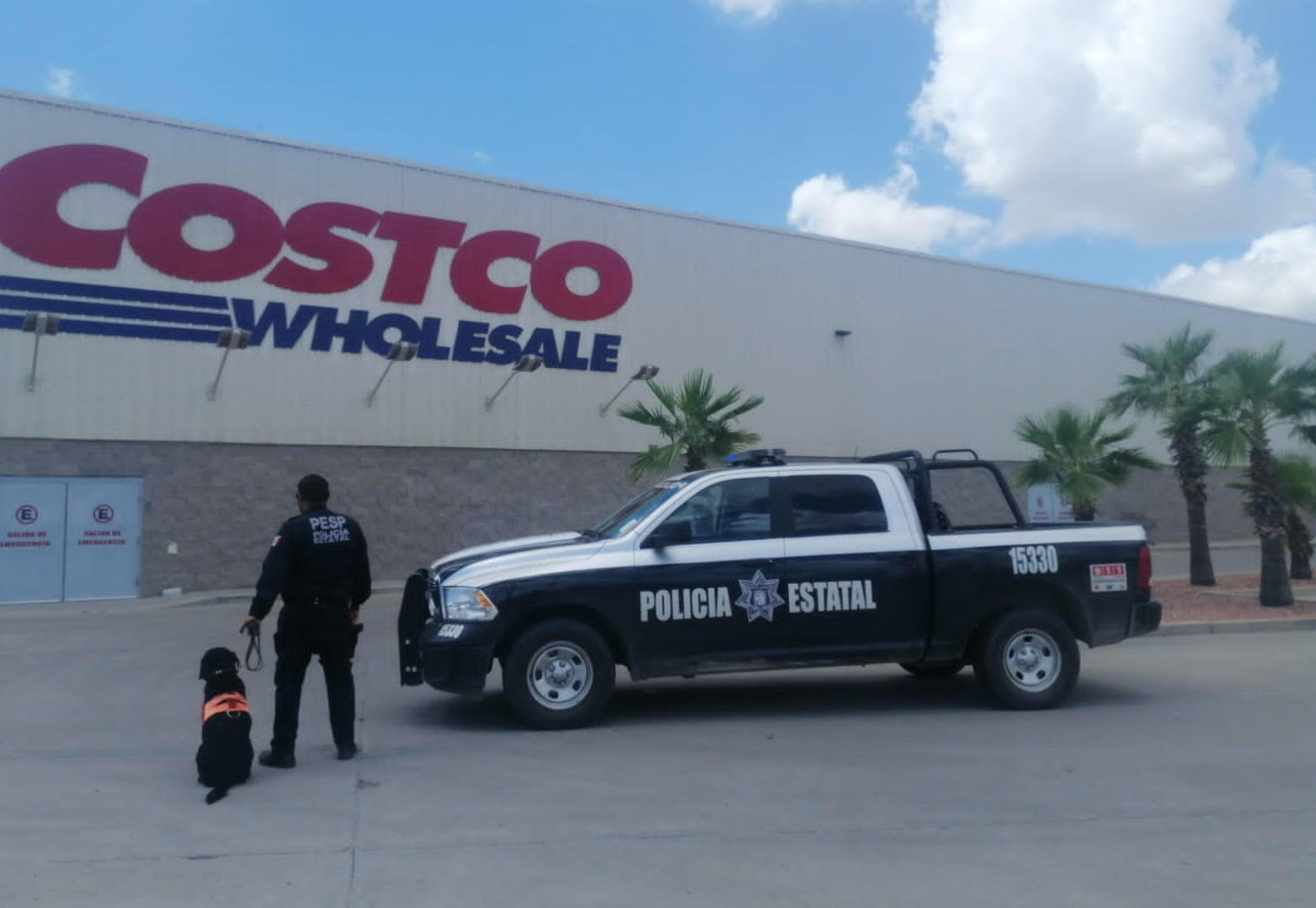 Apoya grupo canino K-9 operativos de la PESP Sonora