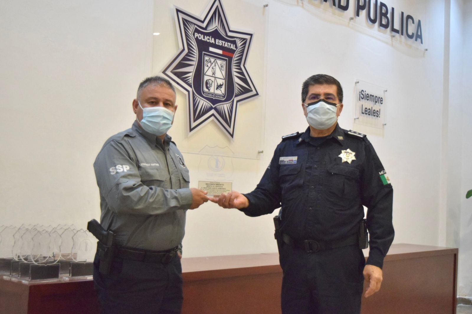 Reconoce SSP Sonora a la Policía Estatal Procesal