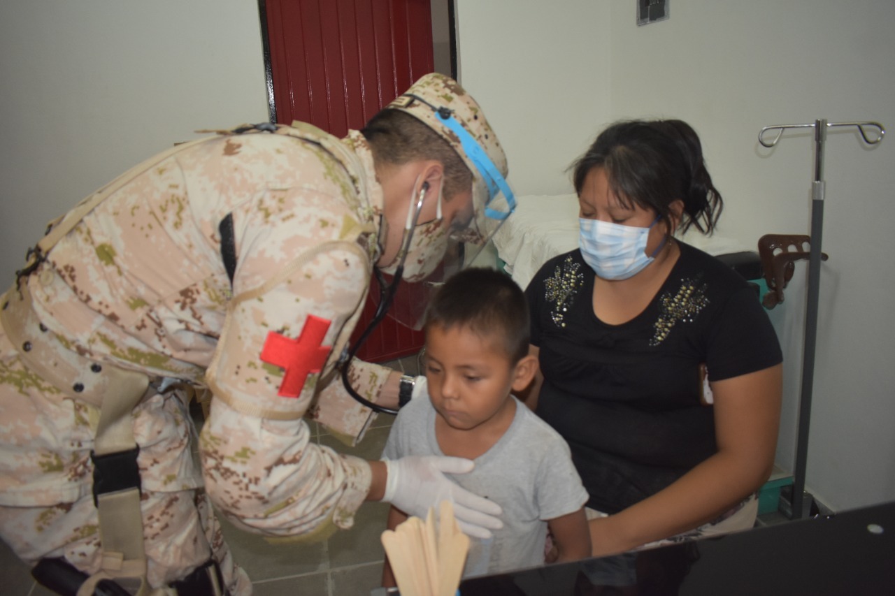 Realiza Sedena acciones de atención médica en población vulnerable de Sonora
