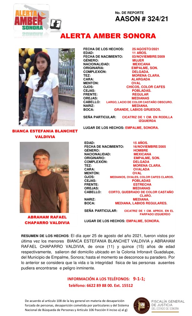 Alerta Amber Alerta Amber