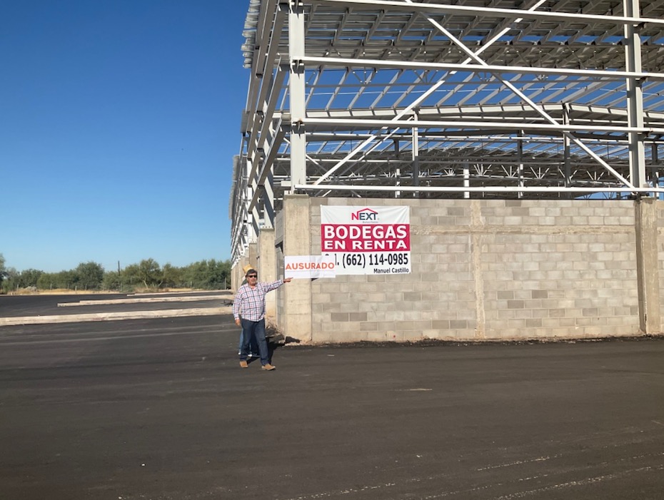 Clausura Comisión de Estatal de Bienes y Concesiones construcción de nave industrial