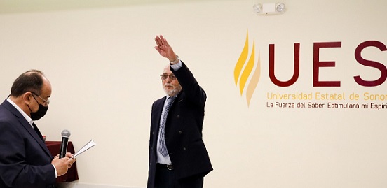 Designa Durazo a Armando Moreno Soto rector de la UES