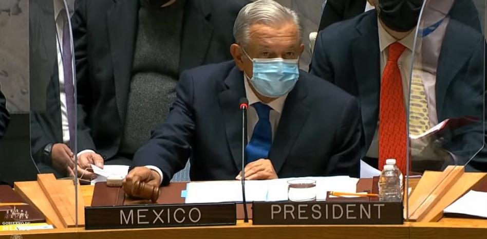 AMLO preside sesión del Consejo de Seguridad de la ONU en Nueva York
