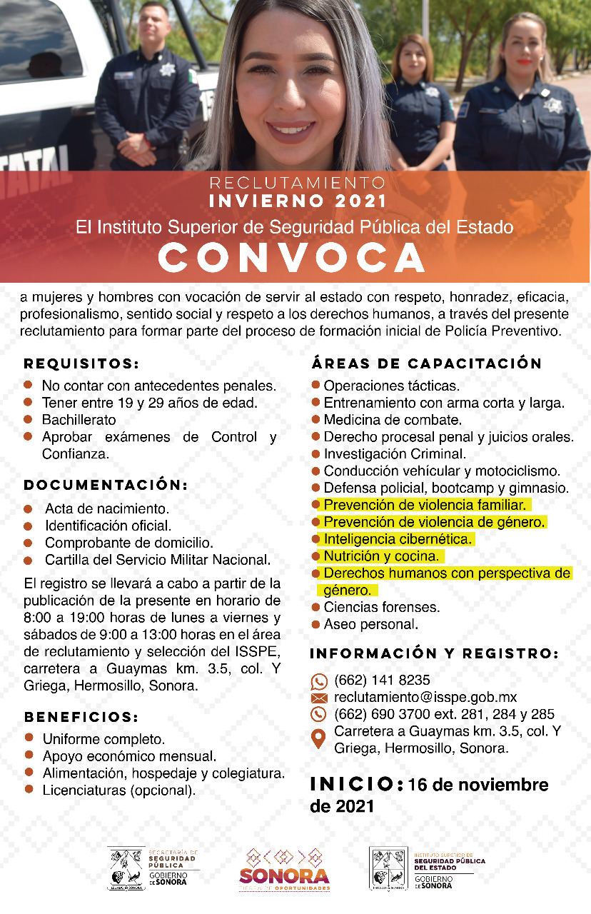 Lanzan SSP y FGJE convocatorias para la contratación de personal este 2021