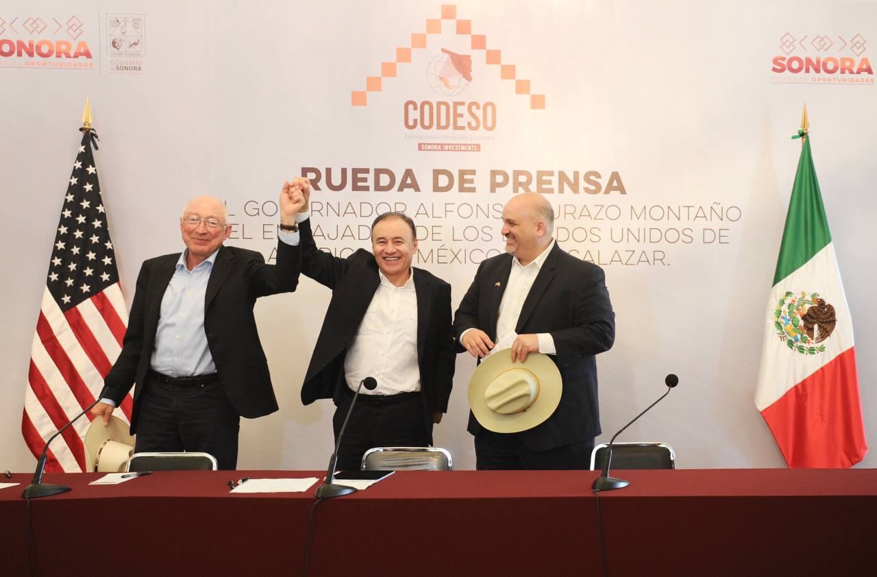 Seguridad, atracción de inversión y turismo, temas prioritarios entre Sonora y EU: Alfonso Durazo