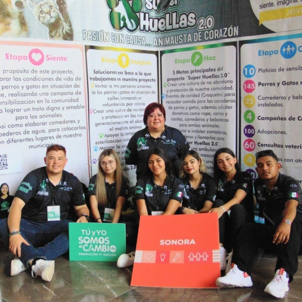 Alumnos de Conalep Sonora ganaron primer lugar en el concurso nacional “Tú y Yo Somos el Cambio”