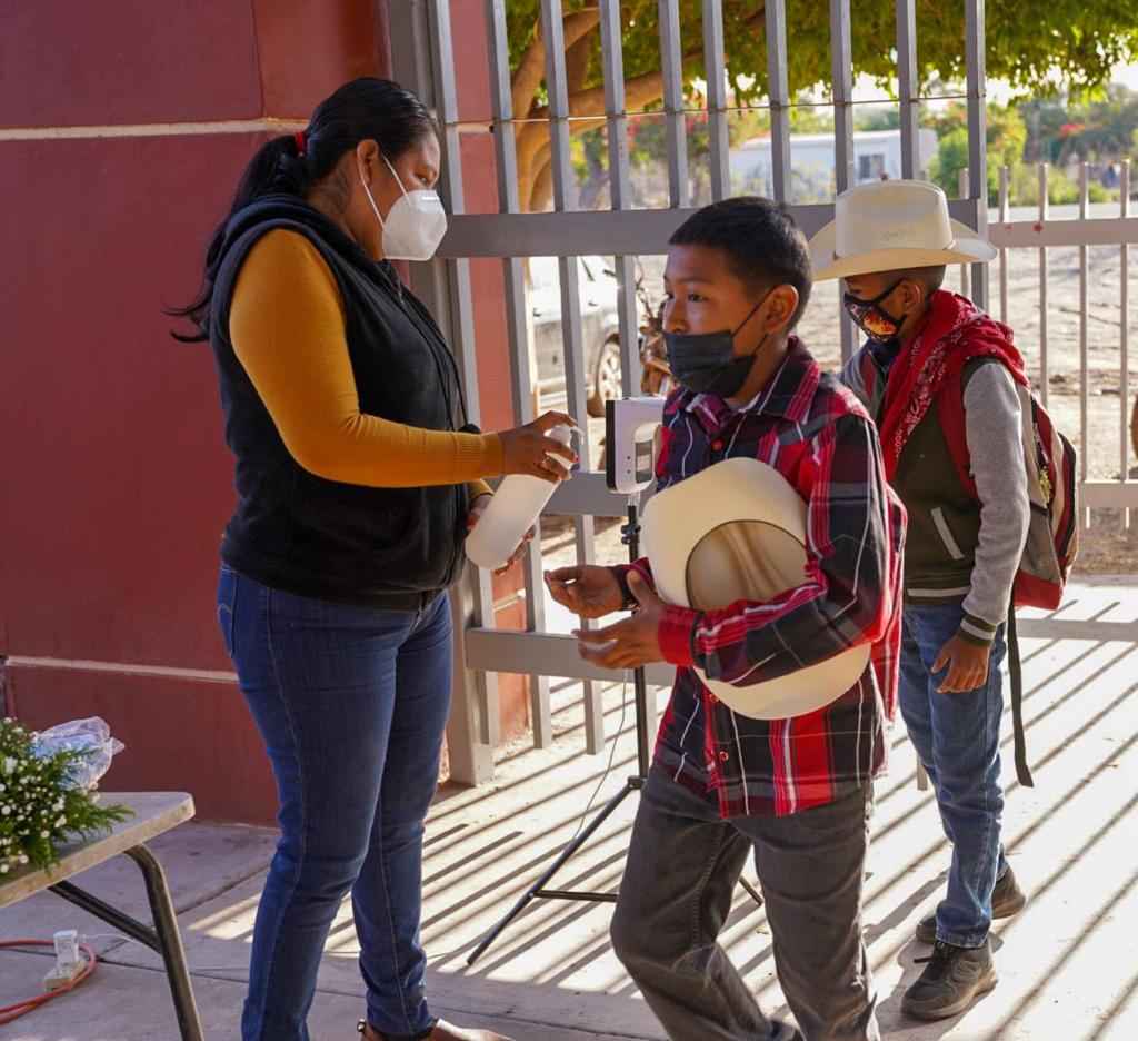 Supervisa SEP regreso a clases presenciales en comunidades de la etnia yaqui