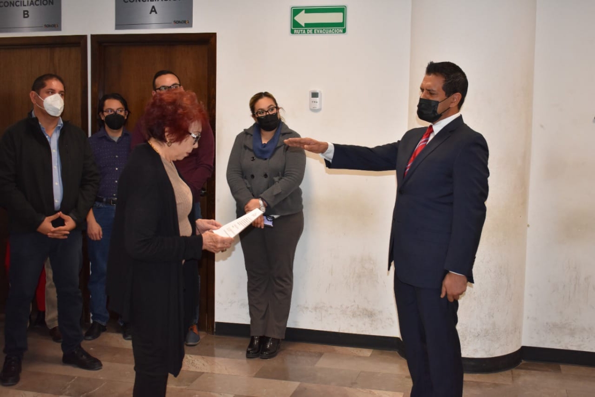 Rinde protesta nuevo presidente de la Junta Local de Conciliación y Arbitaje