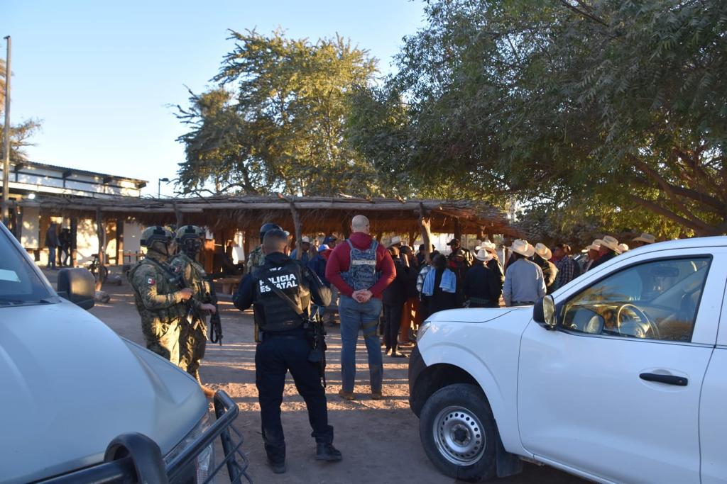 Mantienen elementos de seguridad operativos conjuntos con la guardia tradicional yaqui