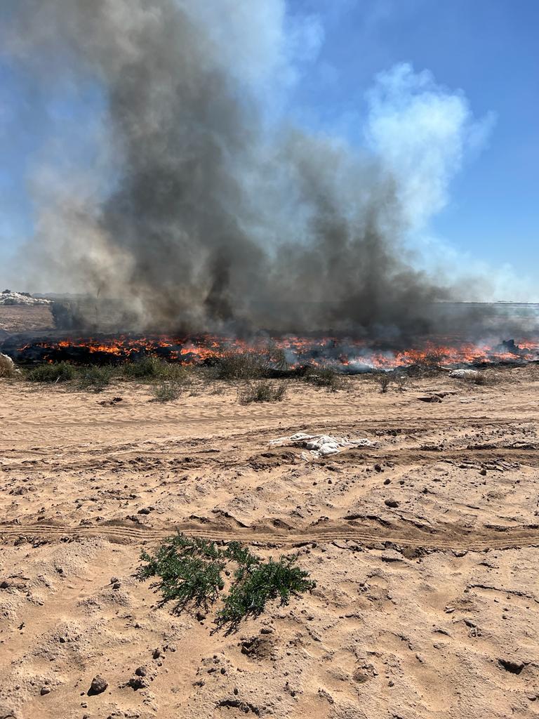 Sancionan Ayuntamiento a responsable de quema de materiales en la Costa de Hermosillo