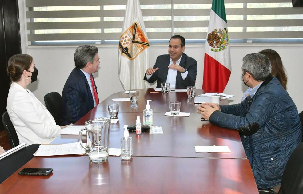 <strong>Se reúne Antonio Astiazarán con personal de la Embajada de Estados Unidos en México</strong>