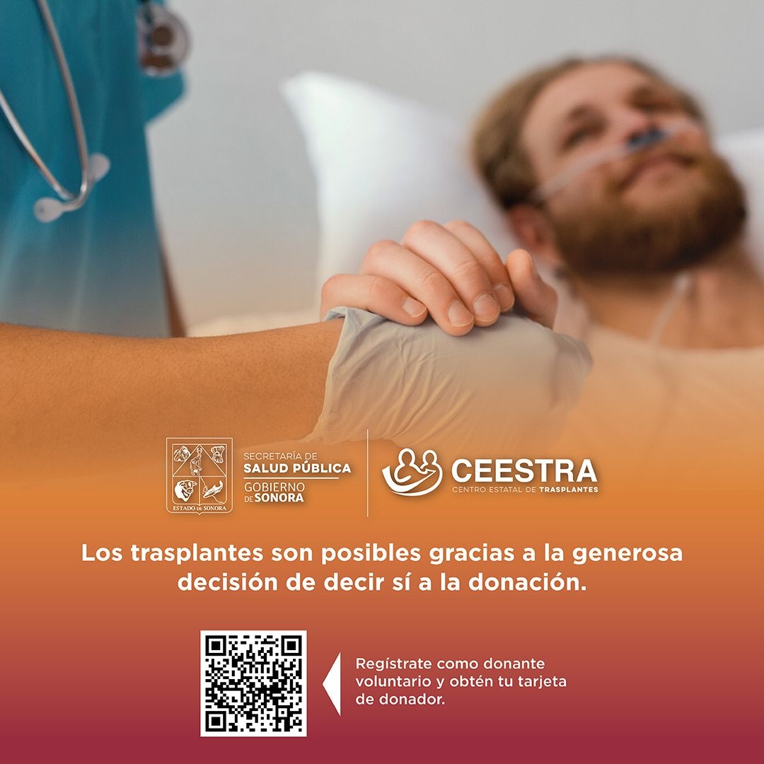 Invita Centro Estatal de Trasplantes a informarse para ser donador voluntario de órganos y tejidos