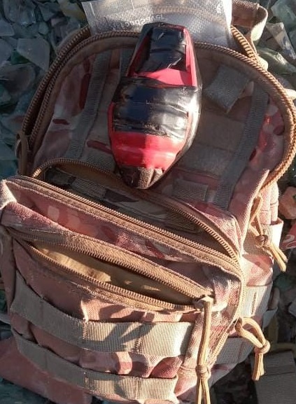 Asegura Sedena y Policía Estatal artefacto explosivo durante operativo Nogales