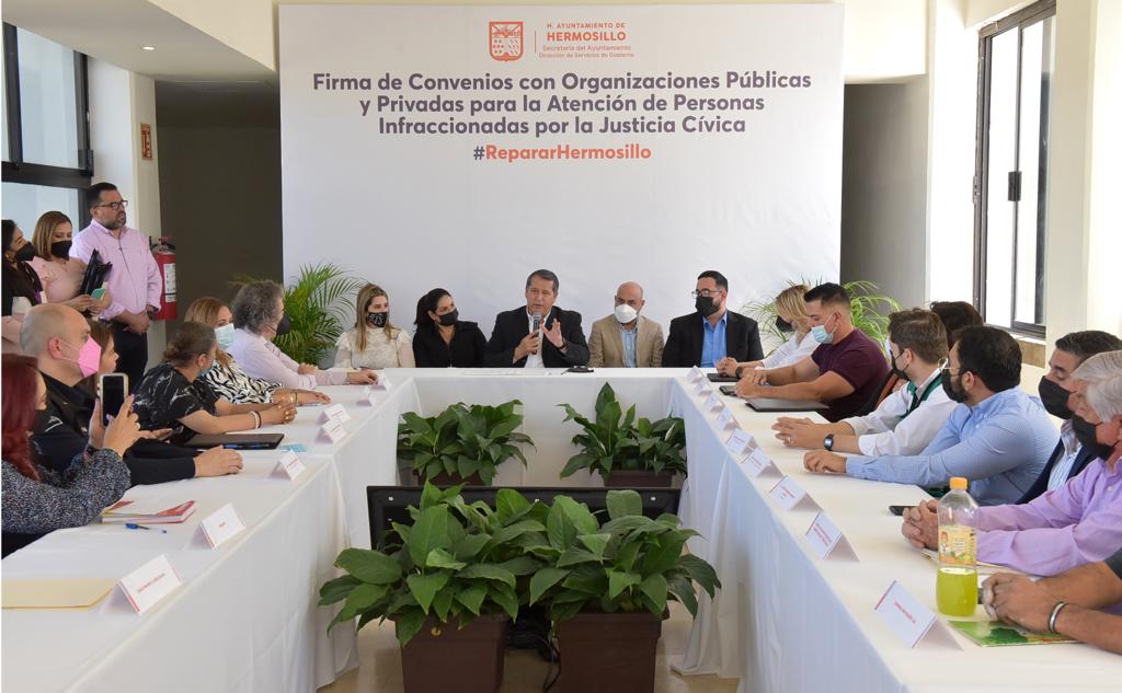 Aumentan opciones para ciudadanas y ciudadanos presentados ante Justicia Cívica