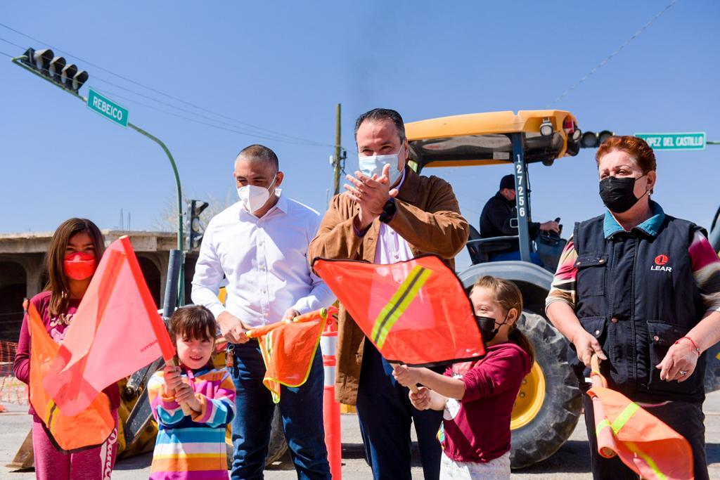 Rehabilitarán crucero de la colonia Carmen Serdán con concreto hidráulico con Plan Hermosillo CRECES