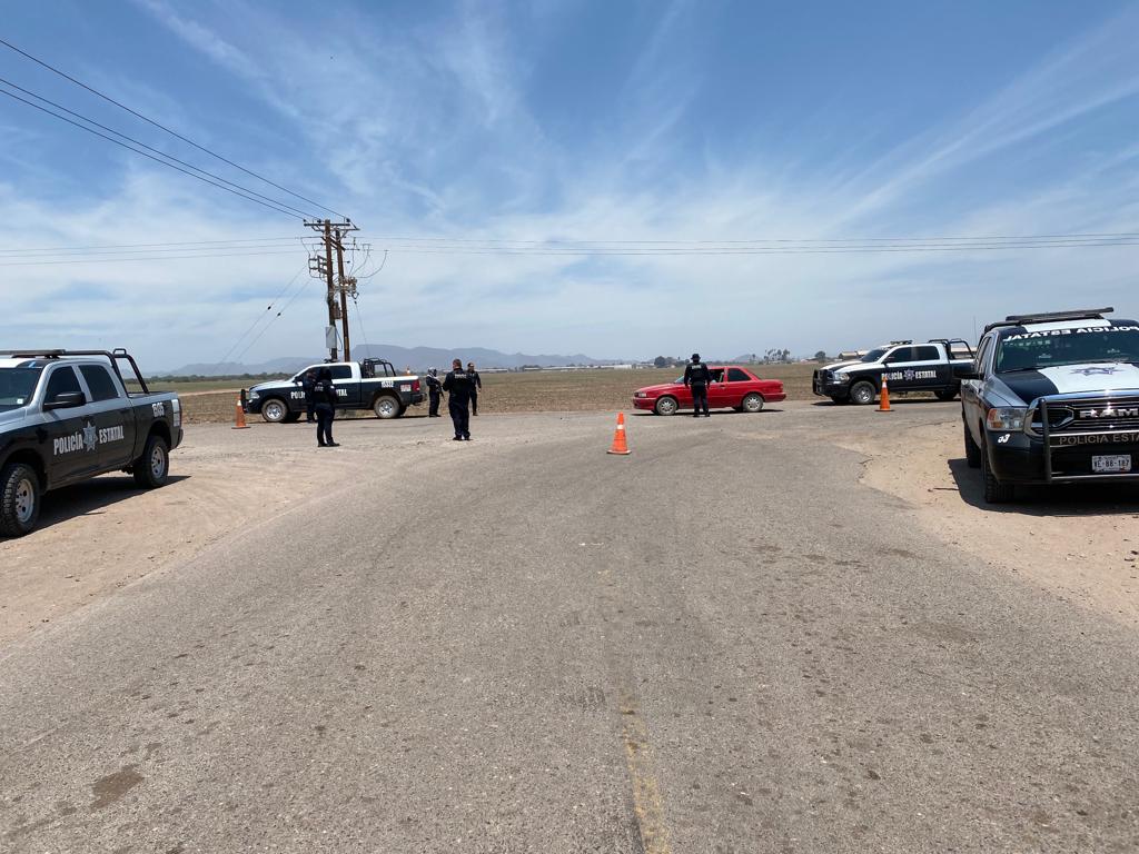 Detiene Policía Estatal a persona con narcótico azul en Cajeme