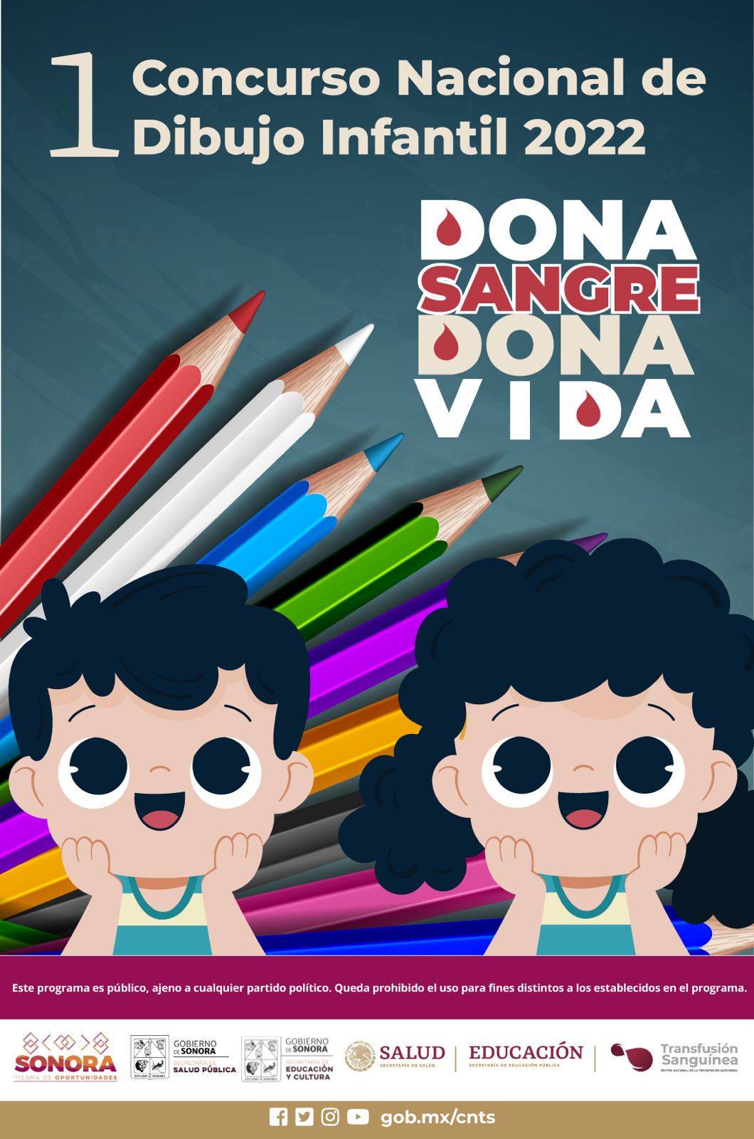 Invita Salud Sonora a participar en el Concurso Nacional de Dibujo Infantil 2022 “Dona Sangre, Dona Vida” Invita Salud Sonora a participar en el Concurso Nacional de Dibujo Infantil 2022 “Dona Sangre, Dona Vida”