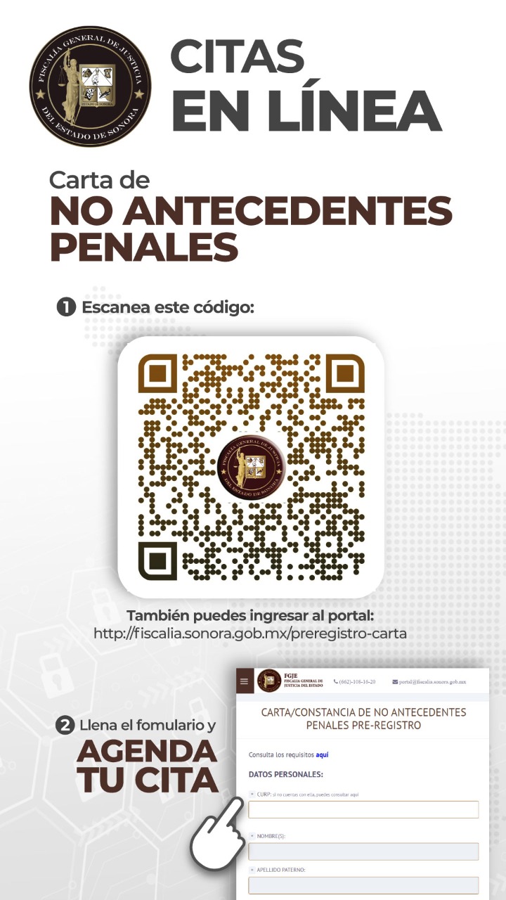 Presenta la Fiscalía de Sonora nuevo y raído sistema de citas en línea