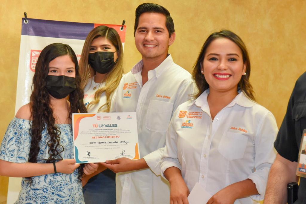 Finalizan jóvenes primer curso de prevención “Tú lo Vales”  Finalizan jóvenes primer curso de prevención “Tú lo Vales”