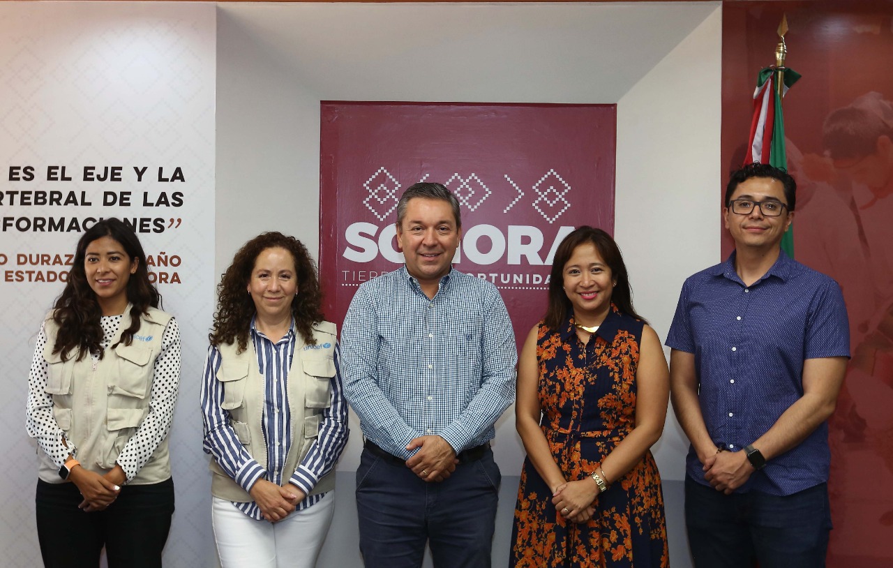 Se compromete SEC con Unicef México a consolidar regreso a clases presenciales en Sonora