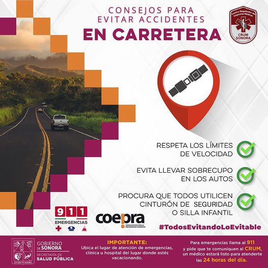 Llama Salud Sonora tomar precauciones al salir a vacacionar