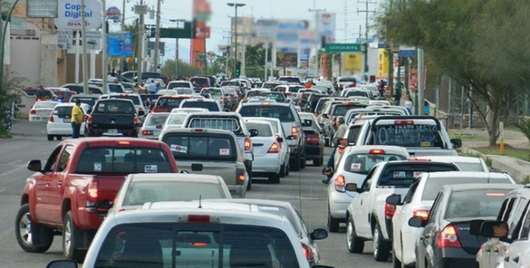 Colapsó en el boulevard Kino y ni se diga la salida a Nogales. Es un abuso