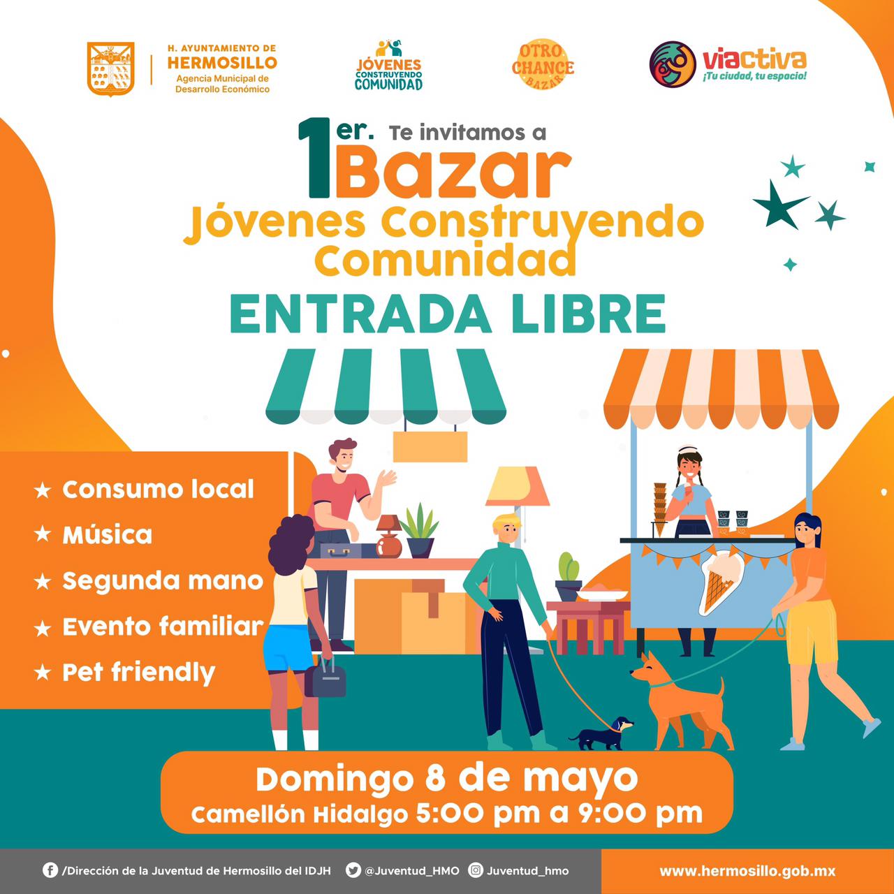 <strong>Será este domingo el bazar emprendedor “Jóvenes Construyendo Comunidad”</strong>