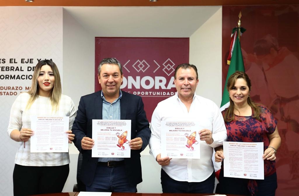 Invitan SEC y Cecop a participar en el concurso “Dibuja y Mejora Tu Escuela”