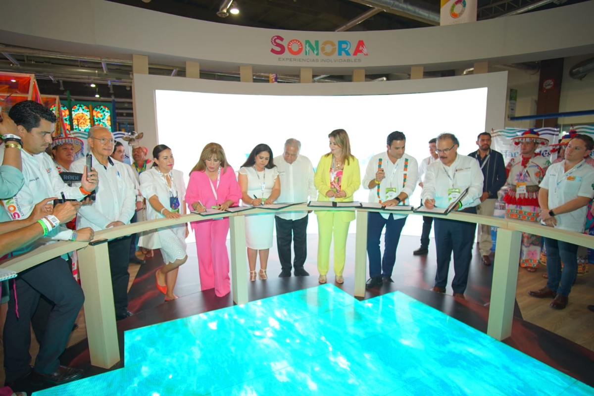 Presentan marca Mar de Cortés en Tianguis Turístico