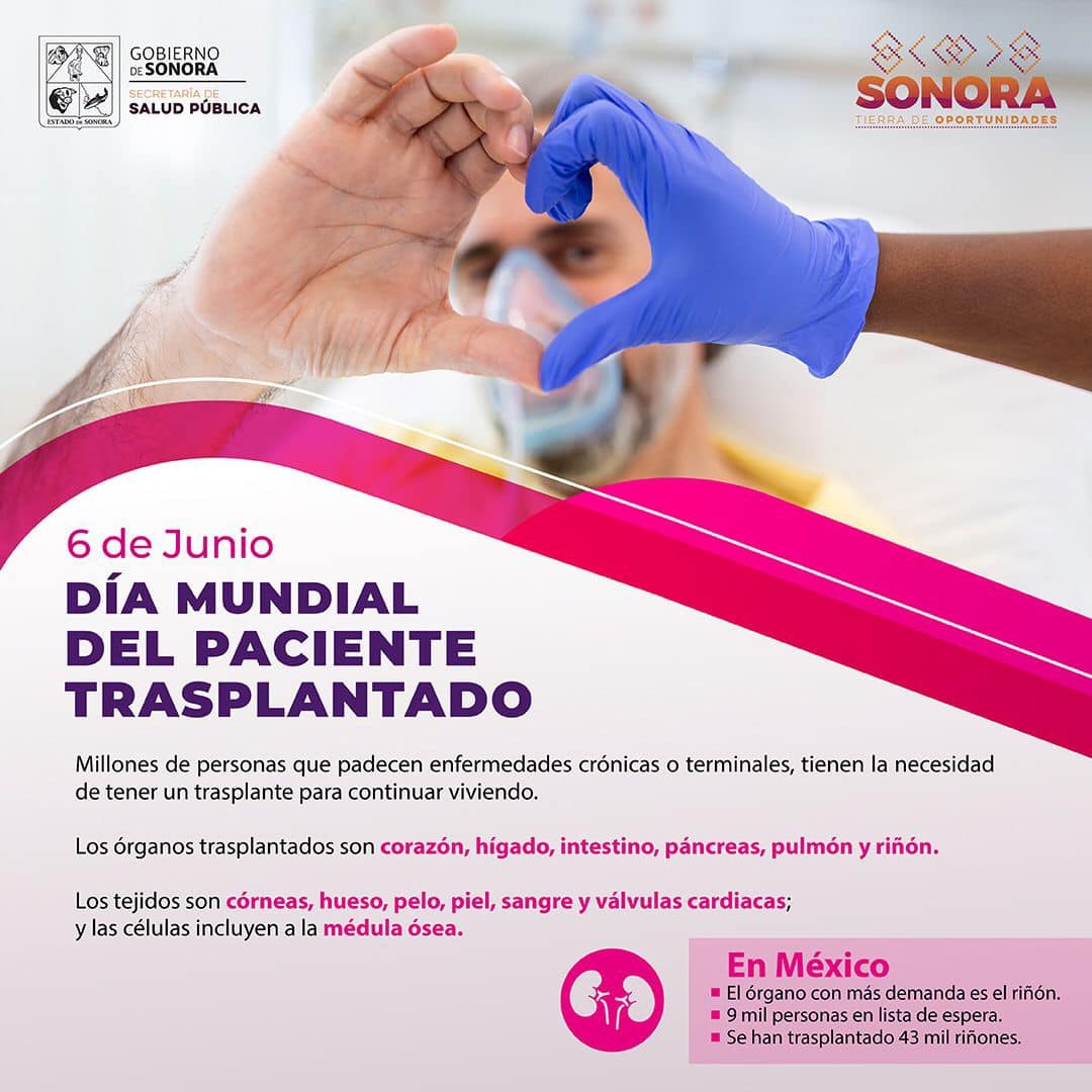 La Secretaría de Salud invita a decir «sí» a la donación altruista de órganos y tejidos