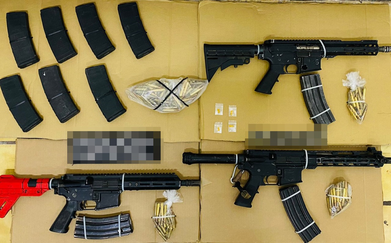 Localiza Ejército Mexicano y Policía Estatal armas de fuego en Empalme