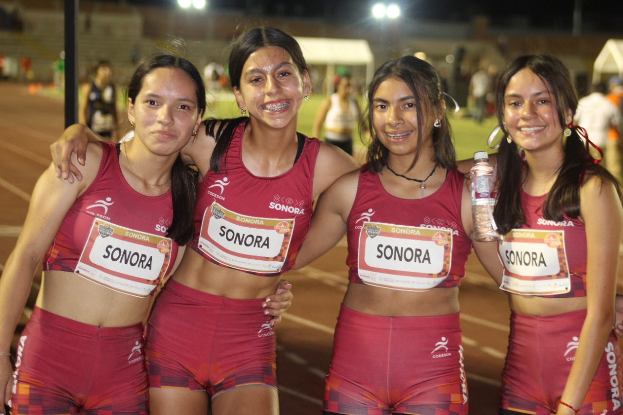 Sonora abre con siete medallas en atletismo en los Juegos Nacionales Conade
